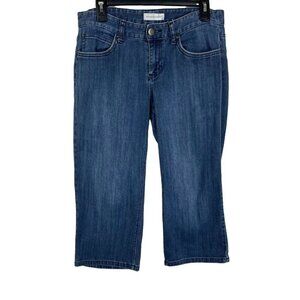 Christopher & Banks Women's Capri Stretch Denim Jeans Size 6